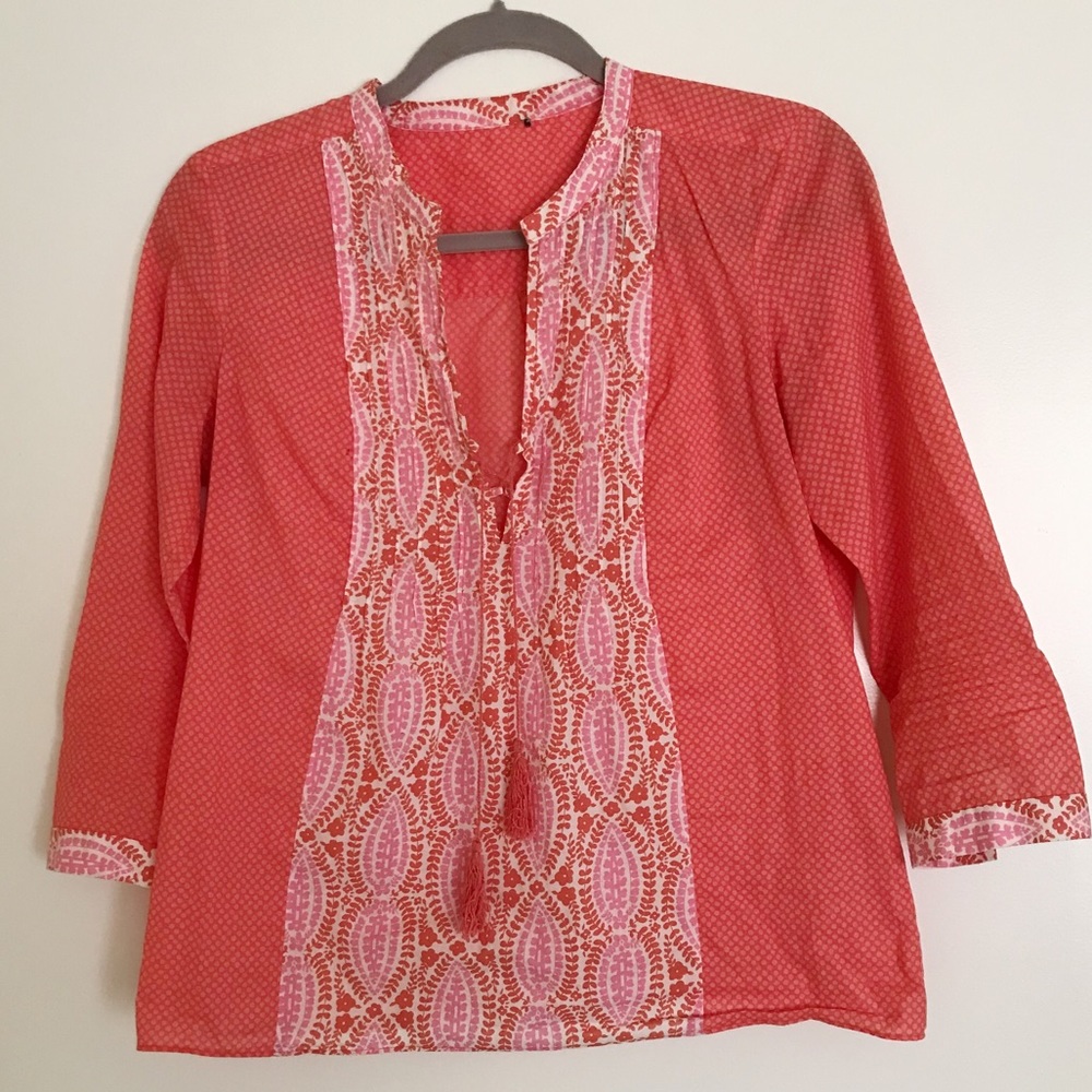 Salmon/Peach Summer Top